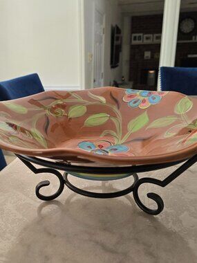 Southern Living at Home Bowl on footed stand by Gail Pittman